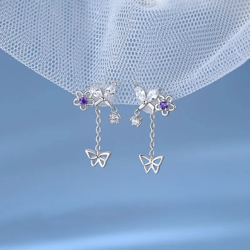 MISS WEI 999 Fine Silver Earrings Women's-1