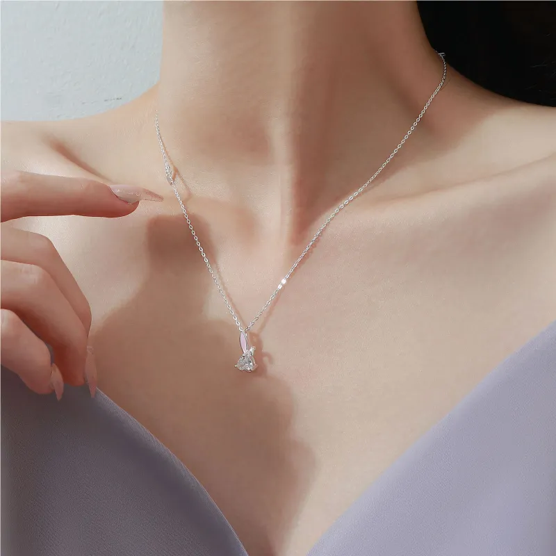 MISS WEI 999 Fine Silver Necklaces Women's-3