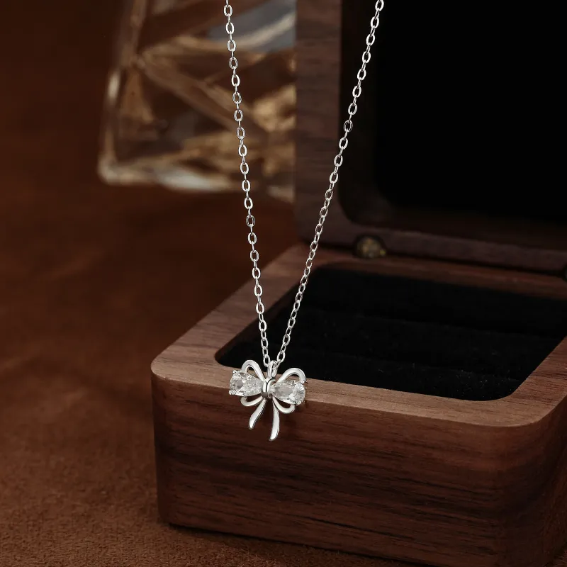 MISS WEI 999 Fine Silver Necklaces Women's-2