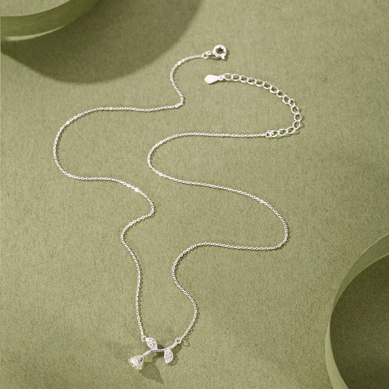 MISS WEI 999 Fine Silver Necklaces Women's-3