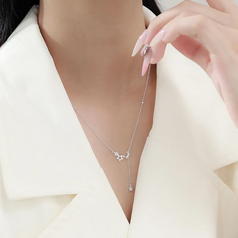 MISS WEI 999 Fine Silver Necklaces Women's-2