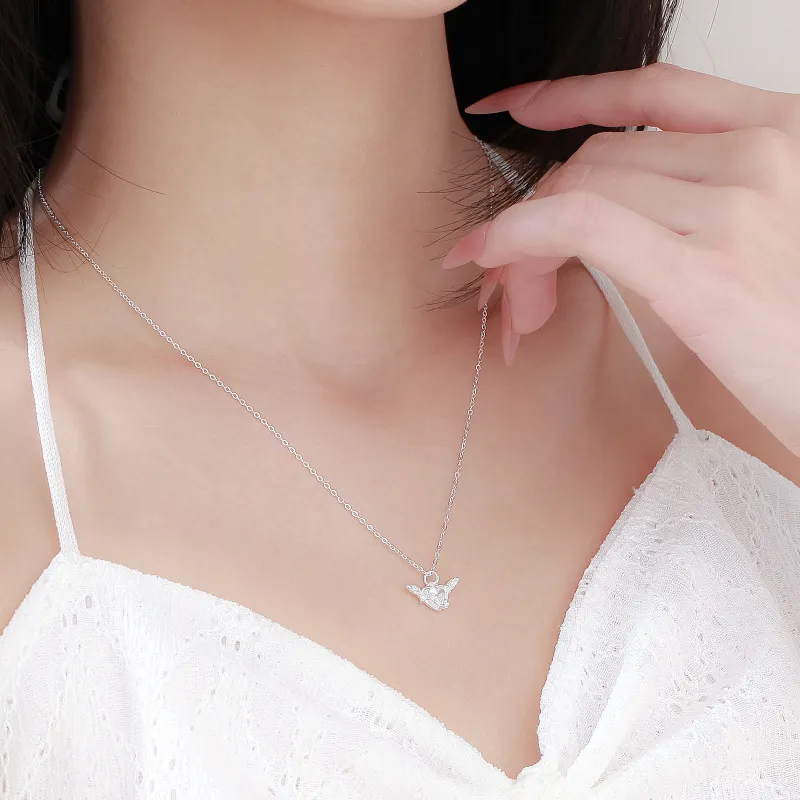 MISS WEI 999 Fine Silver Necklaces Women's-3