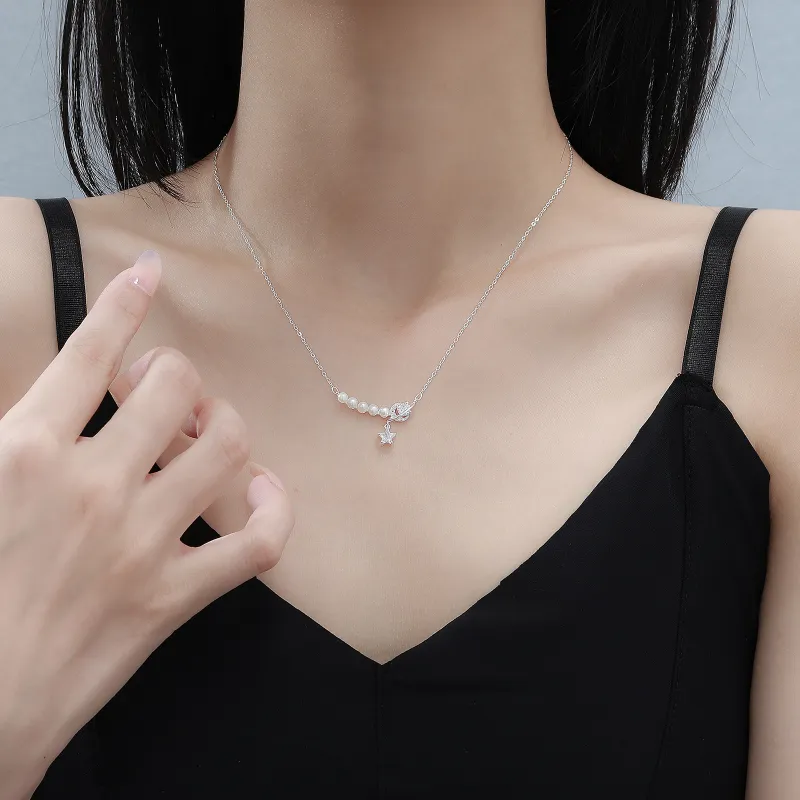 MISS WEI 999 Fine Silver Necklaces Women's-4