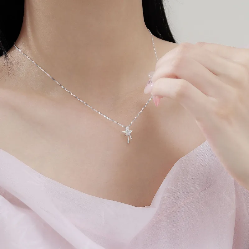 MISS WEI 999 Fine Silver Necklaces Women's-3