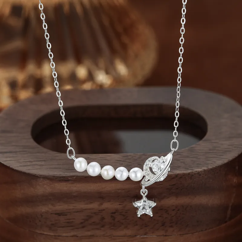 MISS WEI 999 Fine Silver Necklaces Women's-2