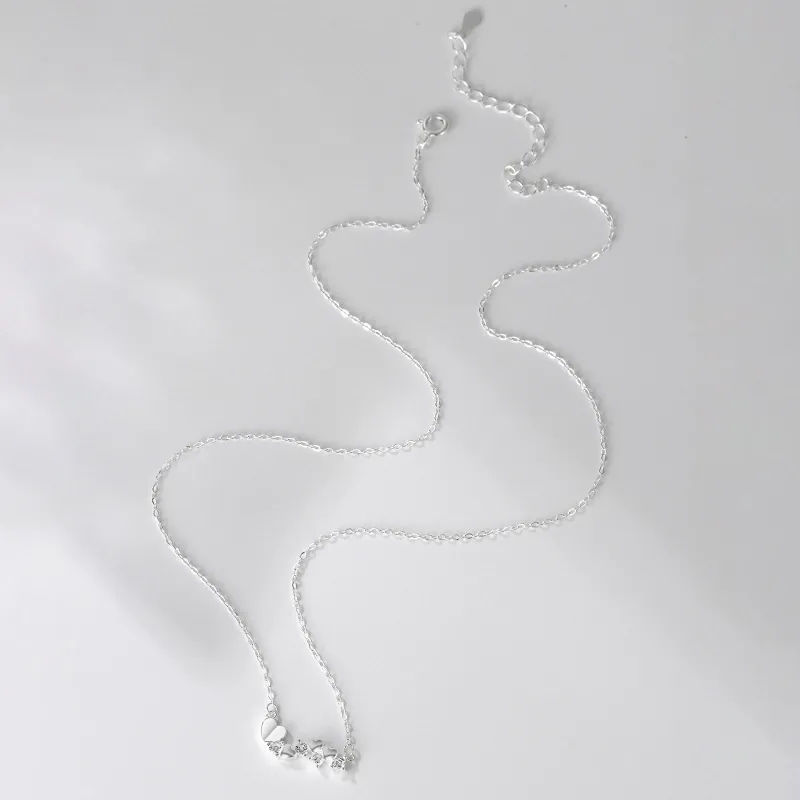 MISS WEI 999 Fine Silver Necklaces Women's-4