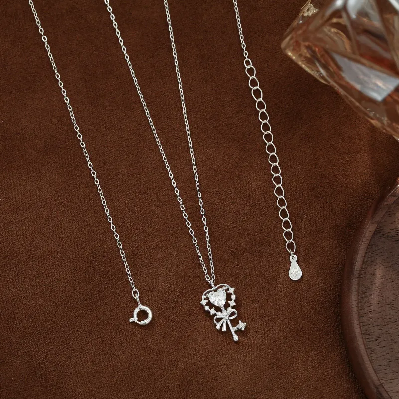 MISS WEI 999 Fine Silver Necklaces Women's-3