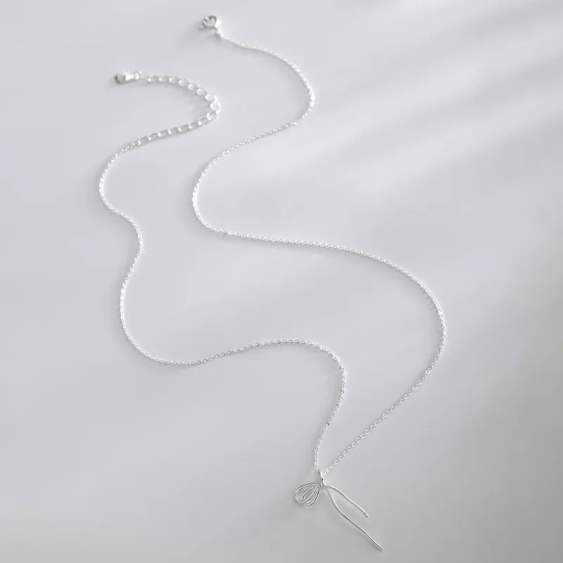 MISS WEI 999 Fine Silver Necklaces Women's-3