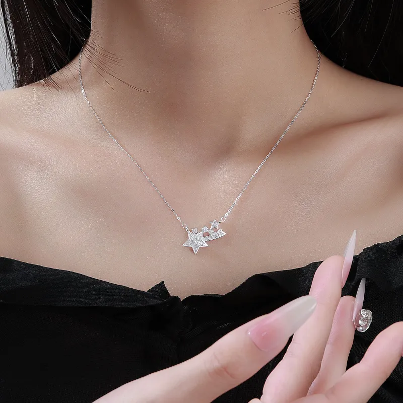 MISS WEI 999 Fine Silver Necklaces Women's-1