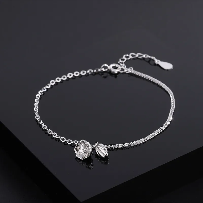 MISS WEI 999 Fine Silver Bracelets Women's-1