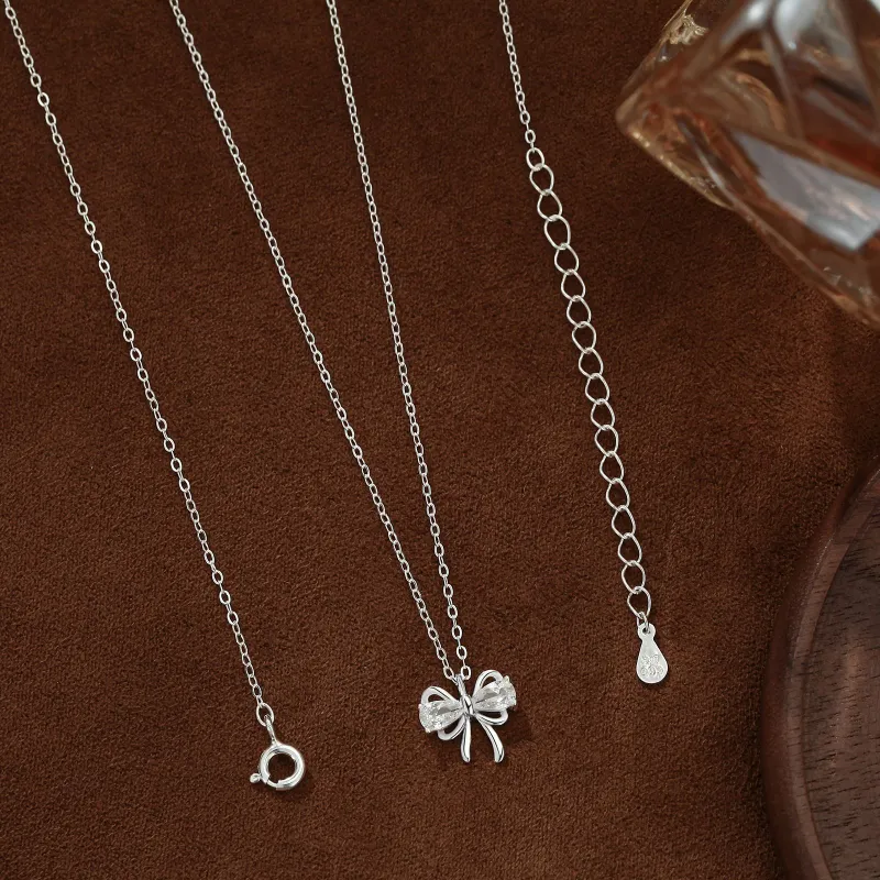 MISS WEI 999 Fine Silver Necklaces Women's-3