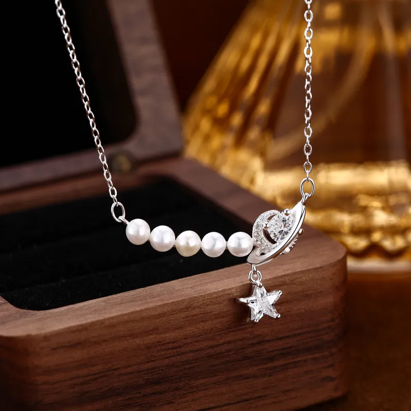 MISS WEI 999 Fine Silver Necklaces Women's-1
