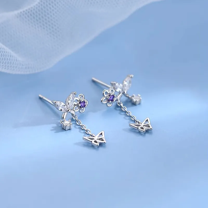 MISS WEI 999 Fine Silver Earrings Women's-3