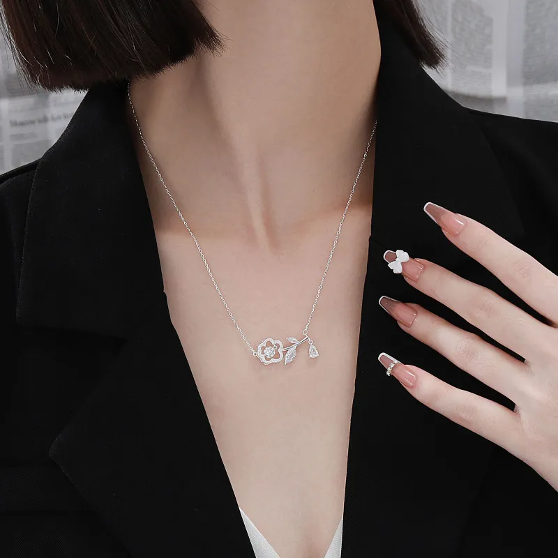 MISS WEI 999 Fine Silver Necklaces Women's-3