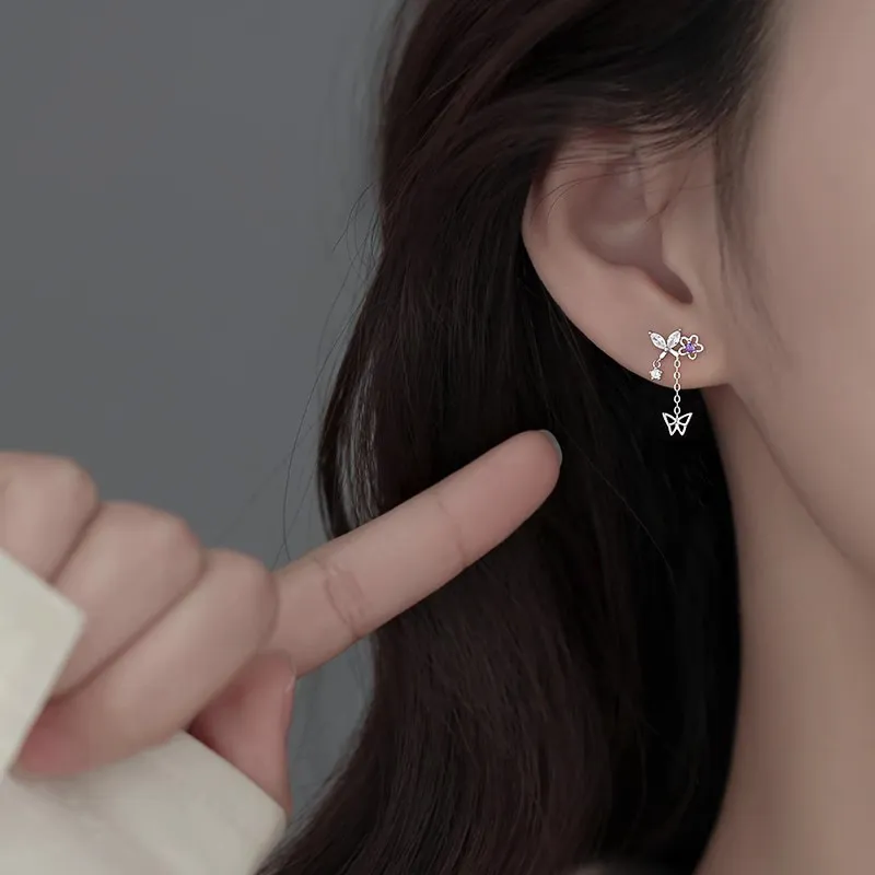 MISS WEI 999 Fine Silver Earrings Women's-2