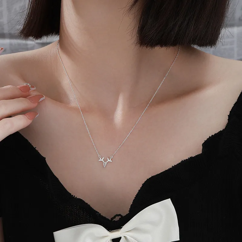 MISS WEI 999 Fine Silver Necklaces Women's-2