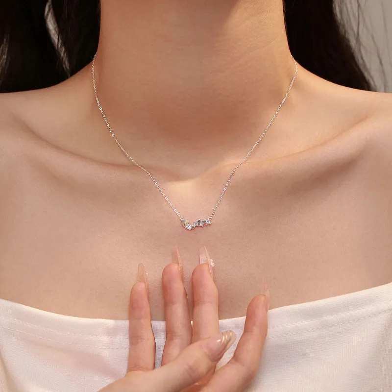 MISS WEI 999 Fine Silver Necklaces Women's-2