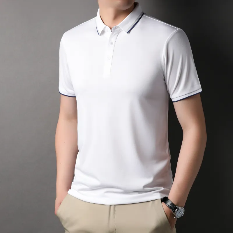 PIERRE CARDIN Polo Shirt Men's White-3
