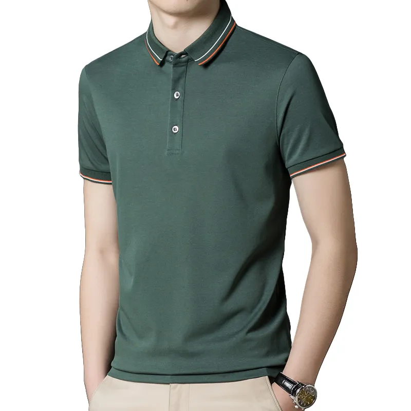 PIERRE CARDIN Polo Shirt Men's Pea Green-10
