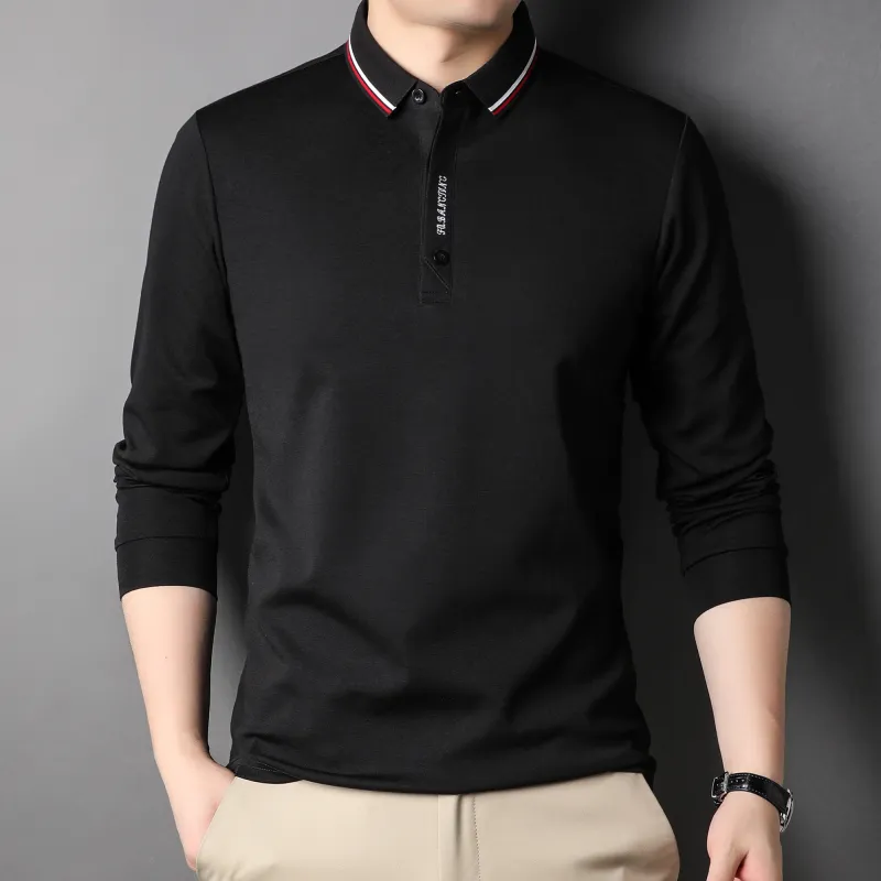 PIERRE CARDIN Polo Shirt Men's Black-3