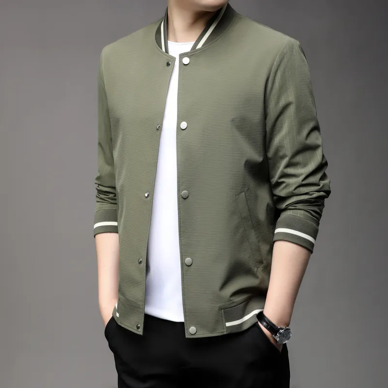 PIERRE CARDIN Jackets Coats Men's Army Green-4