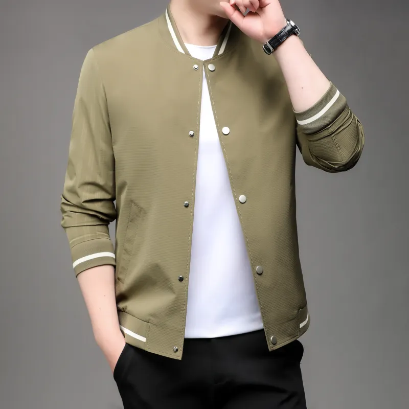 PIERRE CARDIN Jackets Coats Men's Army Green-9