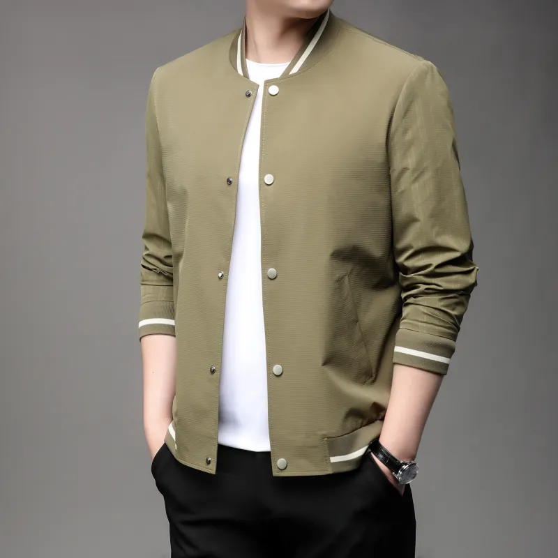 PIERRE CARDIN Jackets Coats Men's Army Green-6