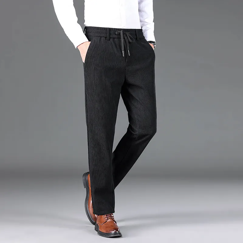 PIERRE CARDIN Spring And Summer New Arrival Elastic Waistband Casual Pants Men's Multicolor-3