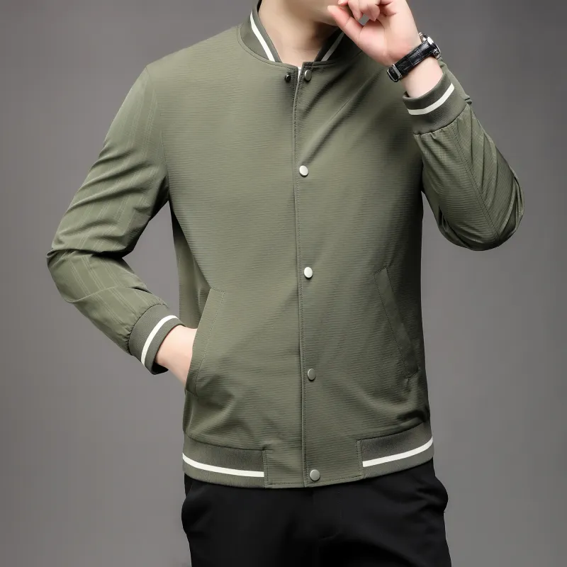 PIERRE CARDIN Jackets Coats Men's Army Green-16