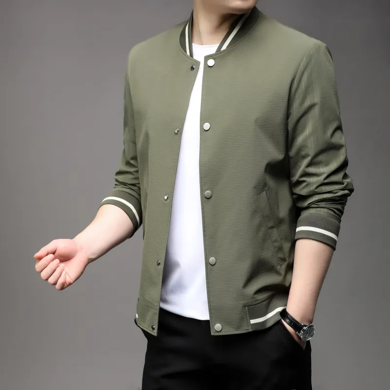 PIERRE CARDIN Jackets Coats Men's Army Green-2