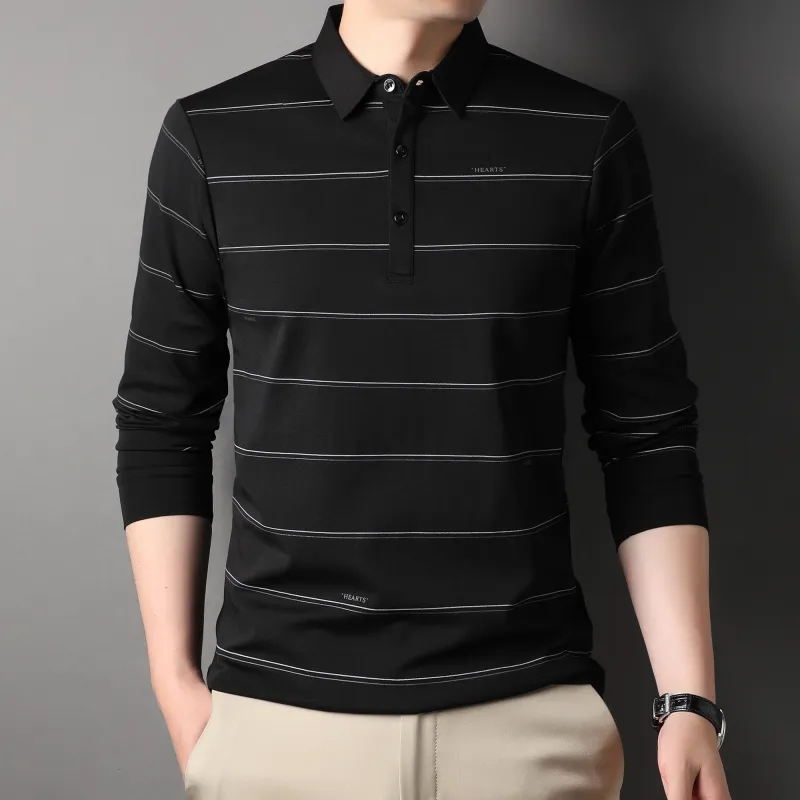 PIERRE CARDIN Polo Shirt Men's Black-3