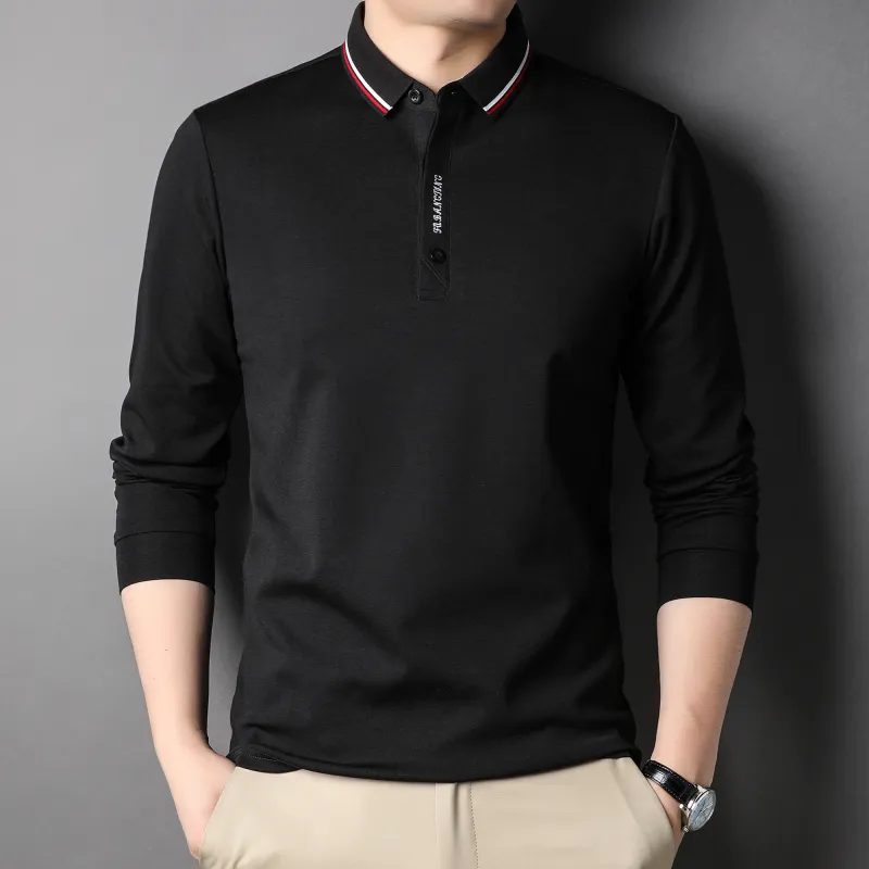 PIERRE CARDIN Polo Shirt Men's Black-2