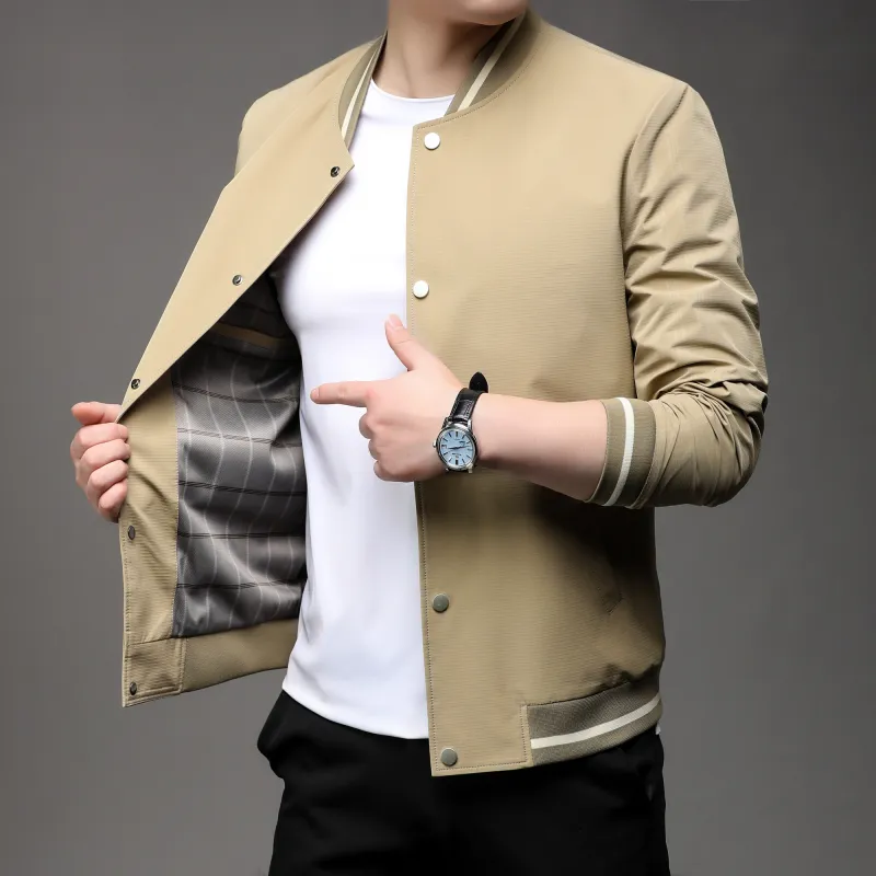 PIERRE CARDIN Jackets Coats Men's Army Green-14
