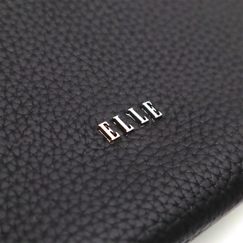 ELLE Top Grain Cow Leather Tote Crossbody Bag Regular Women's White/Pink-14