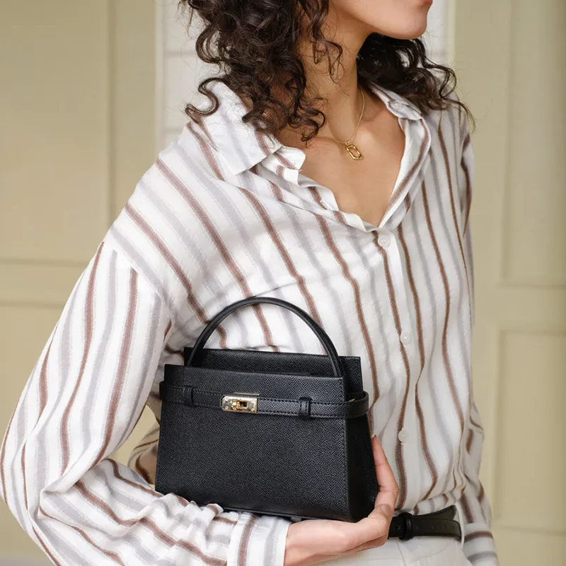 ELLE Palmaris Cow Leather Handbag Women's Multicolor-13