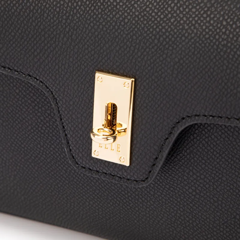 ELLE Leather One Shoulder Handbag Women's Multicolor-3