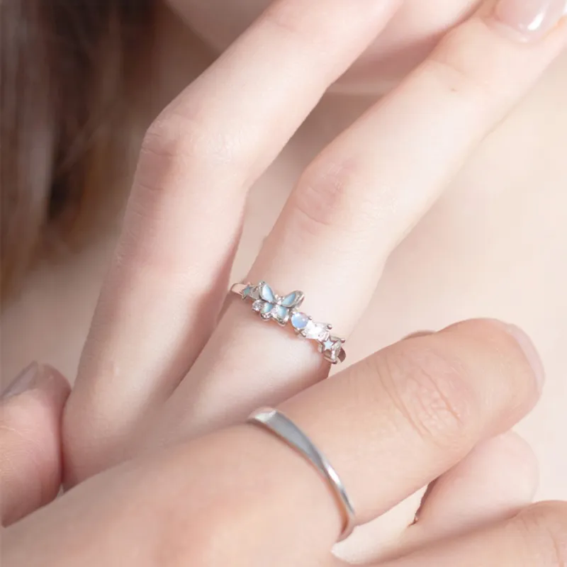 The Years Are Quiet Alloy Rings Women's-8