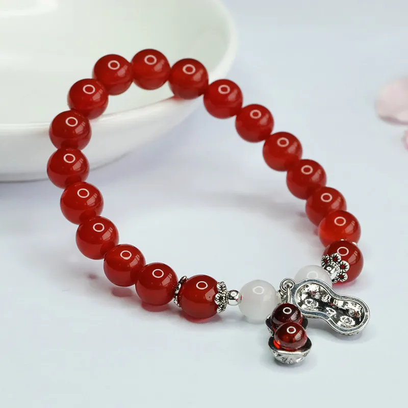 The Years Are Quiet Agate Bracelets Unisex-5