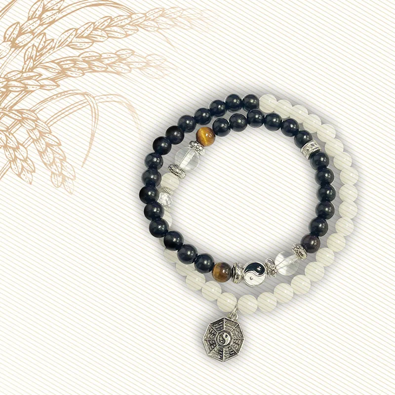 The Years Are Quiet Ebony Bracelets Unisex-3