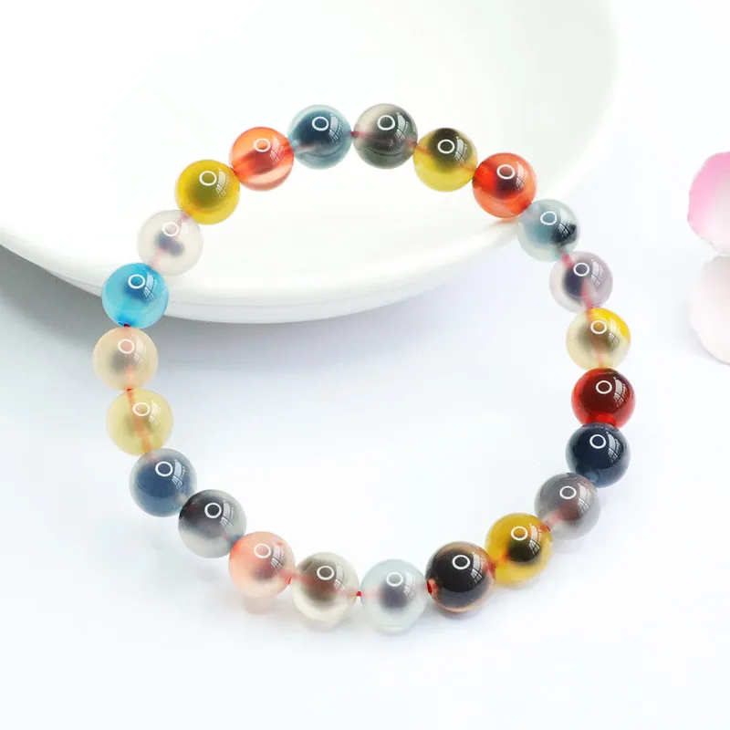 The Years Are Quiet Agate Bracelets Unisex-5