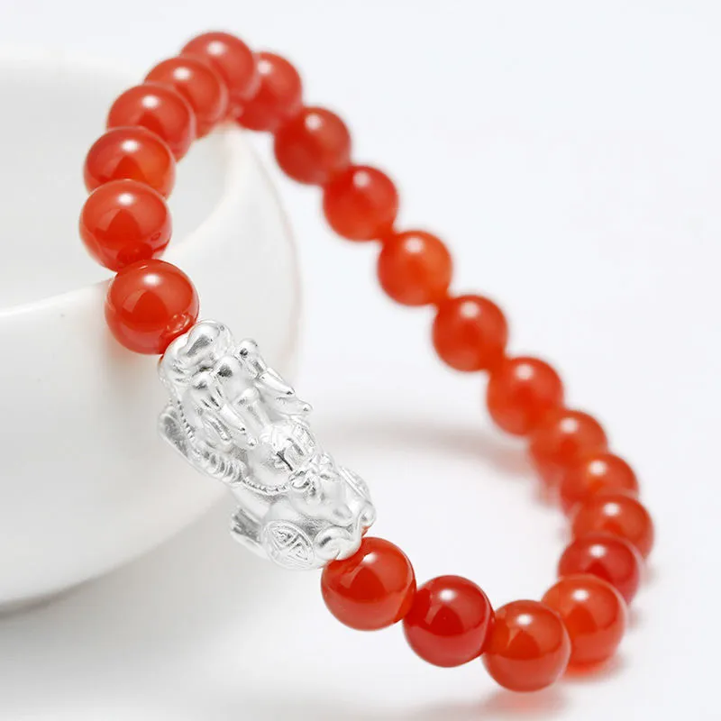 The Years Are Quiet Agate Bracelets Unisex-4