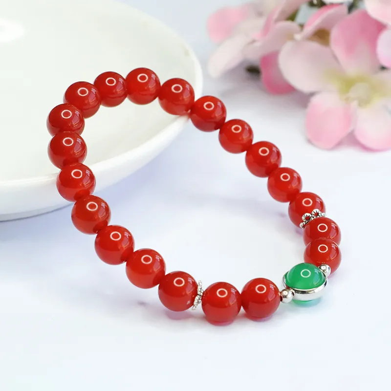 The Years Are Quiet Agate Bracelets Unisex-5