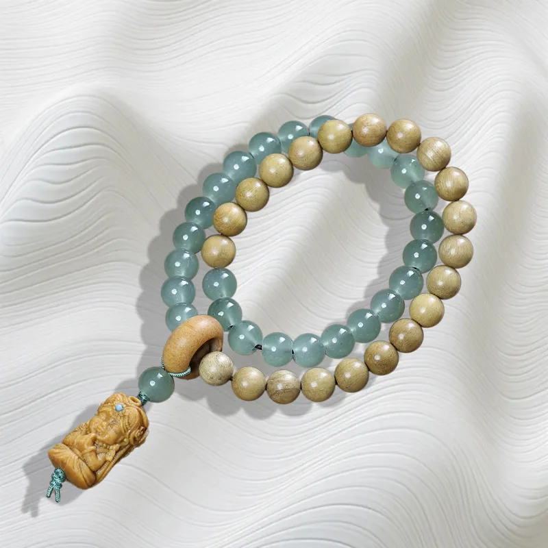 The Years Are Quiet Milky Agarwood Bracelets Unisex-1