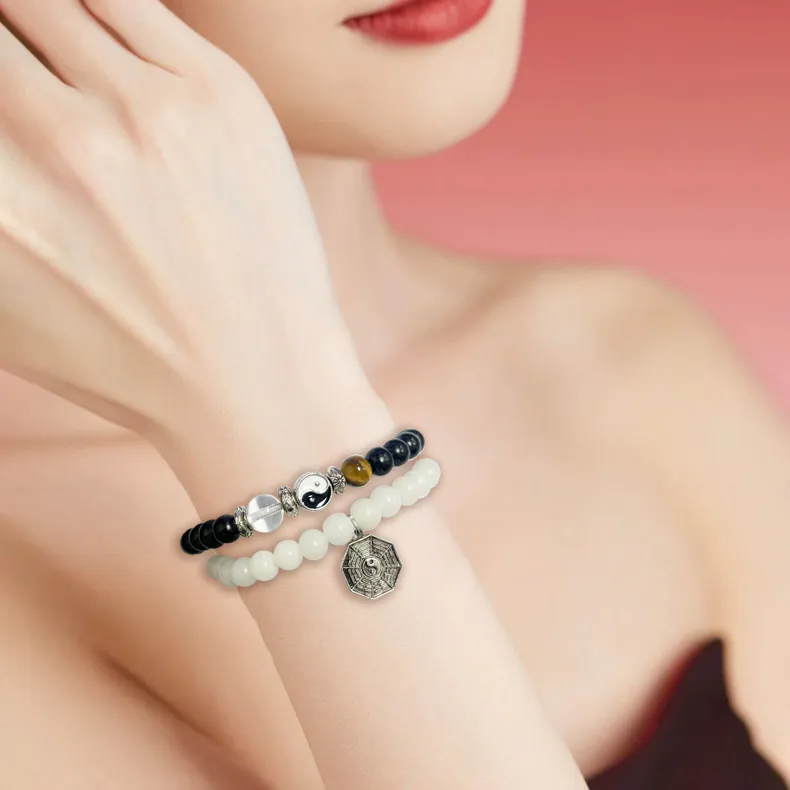 The Years Are Quiet Ebony Bracelets Unisex-5