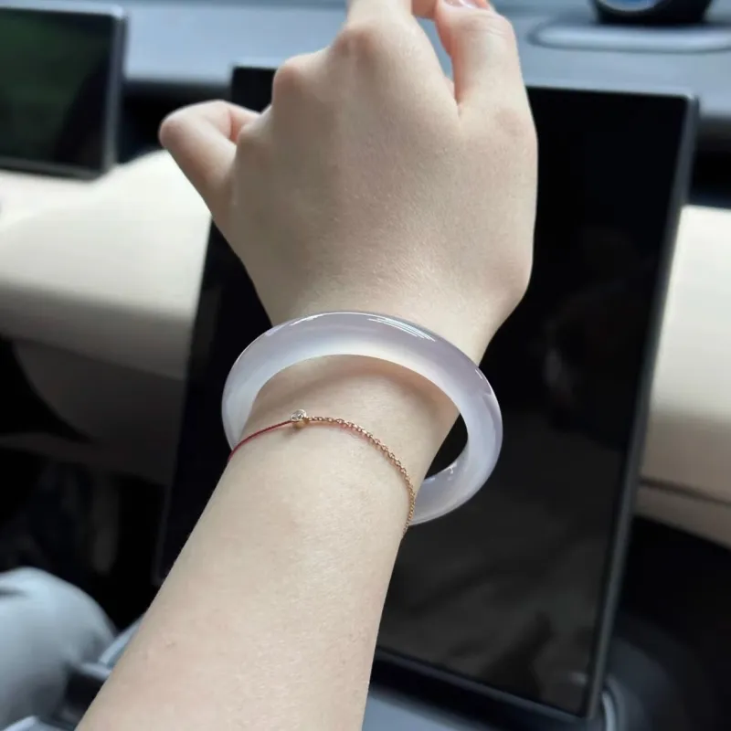 The Years Are Quiet Glass Cat Eye Bangles Women's-3