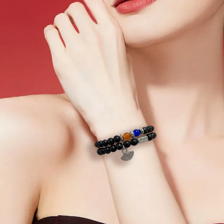 The Years Are Quiet Ebony Bracelets Unisex-4