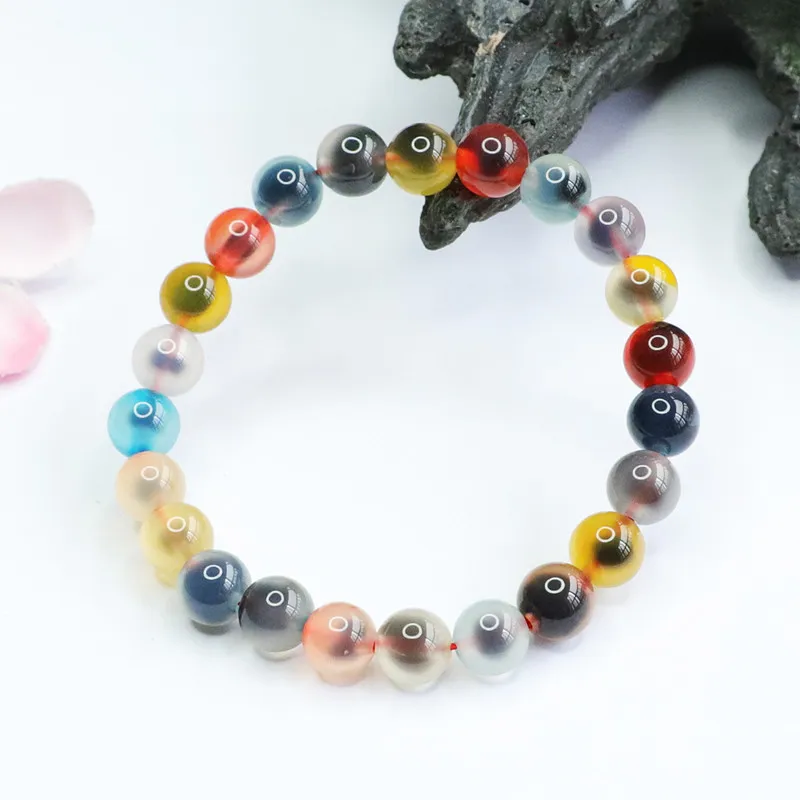 The Years Are Quiet Agate Bracelets Unisex-4