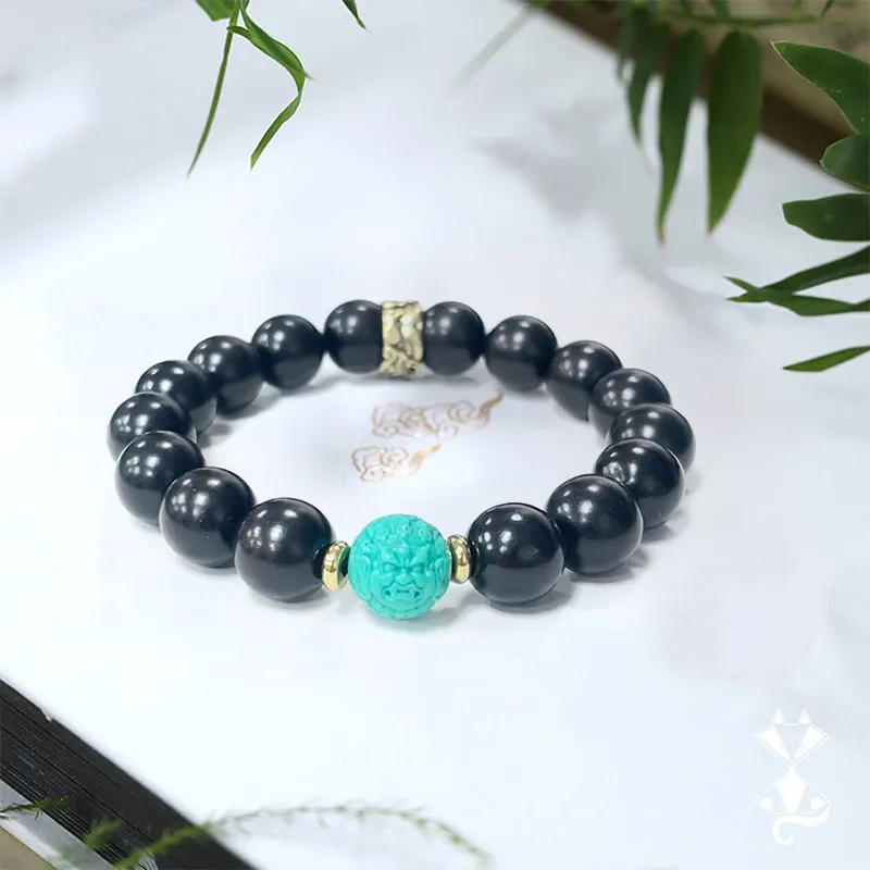 The Years Are Quiet Ebony Bracelets Unisex-4