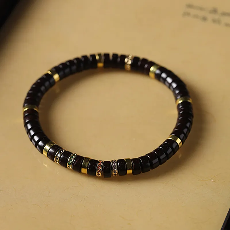 The Years Are Quiet Coconut Shell Beads Bracelets Unisex-6
