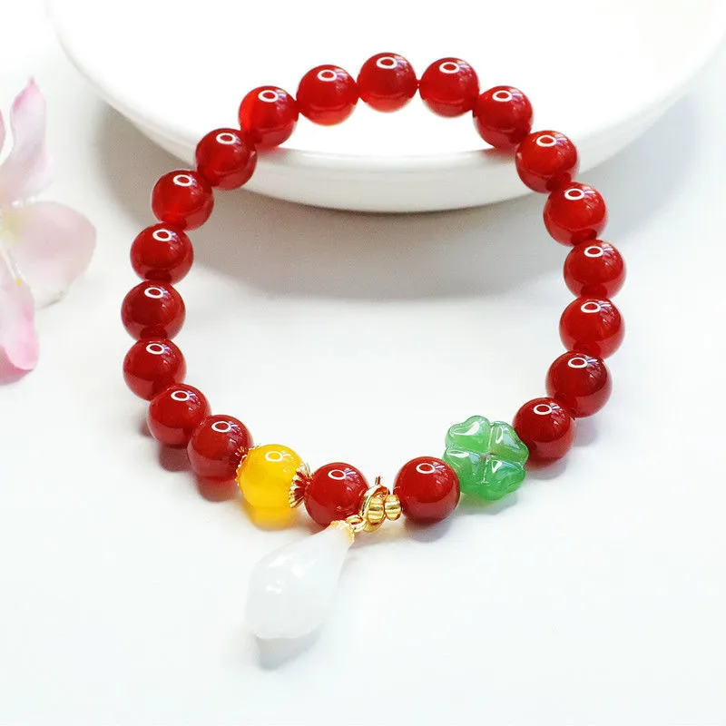 The Years Are Quiet Agate Bracelets Unisex-5